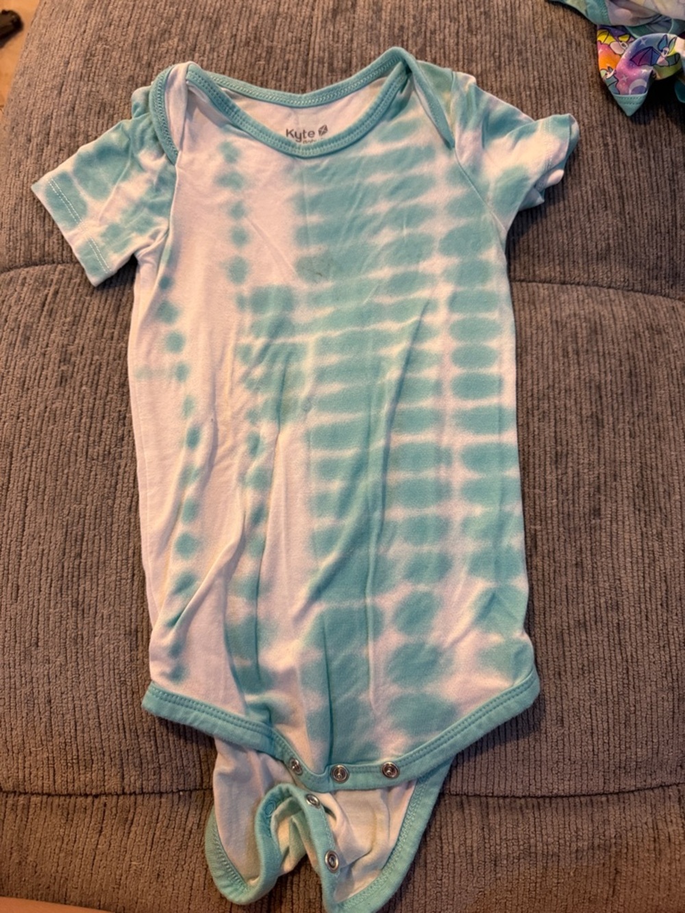 Kyte BABY Robin Riptide Short Sleeve One-Piece bamboo xx